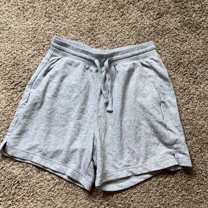 unisex grey shorts from old navy